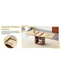 Streamdale Furniture Extendable Dining Table with Storage