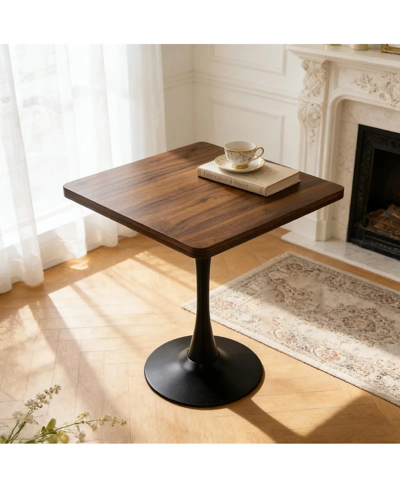 Streamdale Furniture Tulip Dining Table, Mid Century Modern Bistro Table