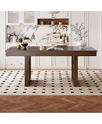 Streamdale Furniture Extendable Farmhouse Dining Table