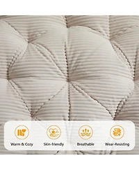 Rainsken 360degree(s) Rotatable Rattan Papasan Chair, Wicker Accent Lounge Seat with Soft Padded Cushion, Balcony, Living Room