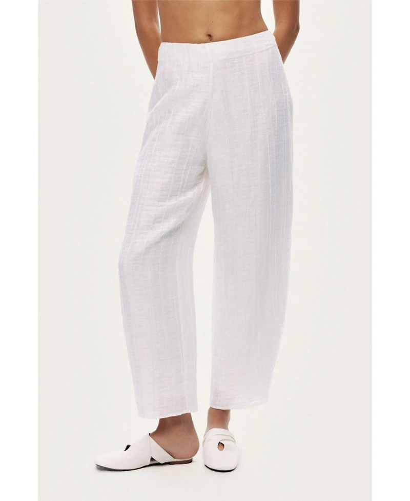 Nocturne Women's Relaxed Linen Pants