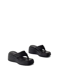 Therapy Australia Women's Flames Square Toe Wide Wedge Sandal