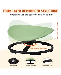 Mecale Kids Swivel Sensory Chair with Non-Slip Base, 220 lb Capacity