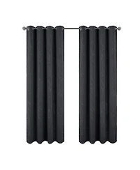 Rt Designers Collection Heidi Halo Foil Blackout Polyester Window Curtain Grommet Panel 52" x 84"