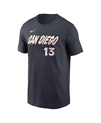 Nike Men's Manny Machado Black San Diego Padres 2026 City Connect Name & Number T-Shirt