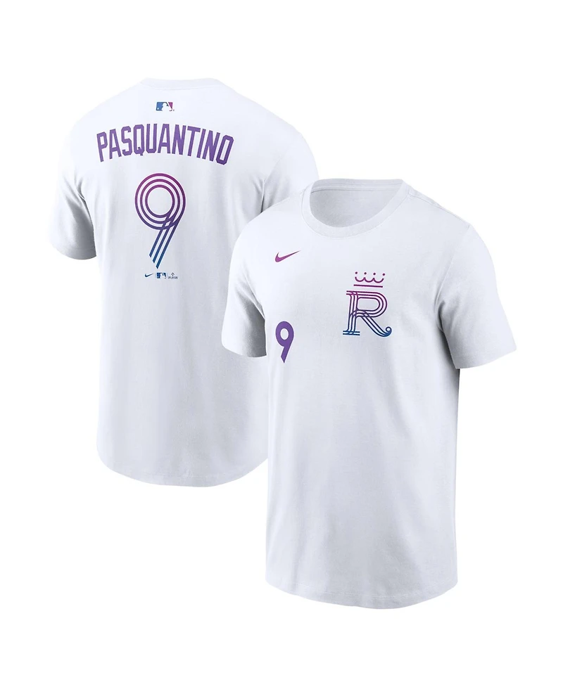 Nike Men's Vinnie Pasquantino White Kansas City Royals 2026 Connect Name Number T-Shirt