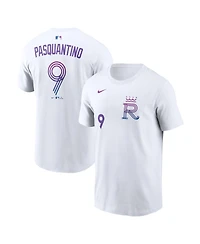 Nike Men's Vinnie Pasquantino White Kansas City Royals 2026 Connect Name Number T-Shirt