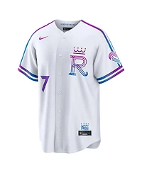 Nike Men's Bobby Witt Jr. White Kansas City Royals 2026 Connect Stadium Jersey
