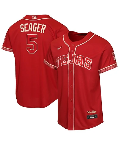 Nike Big Boys and Girls Corey Seager Red Texas Rangers 2026 City Connect Stadium Jersey