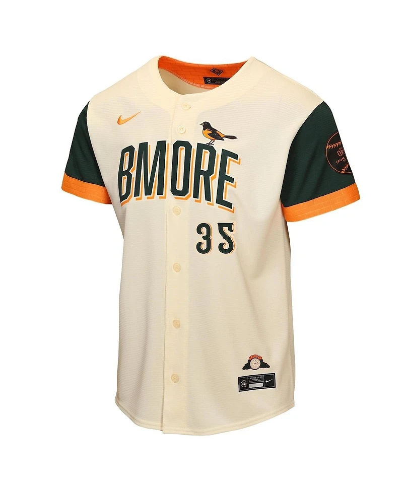 Nike Big Boys and Girls Adley Rutschman Cream Baltimore Orioles 2026 City Connect Stadium Jersey