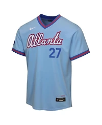 Nike Big Boys and Girls Austin Riley Light Blue Atlanta Braves 2026 City Connect Stadium Jersey