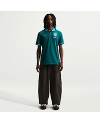 Nike Men's Green Brazil National Team Dri-fit Polo Shirt