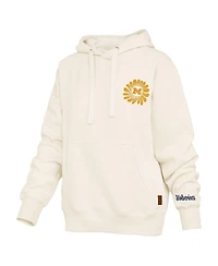 Pressbox Women's Cream Michigan Wolverines Elena Janise Hoodie
