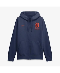 Nike Men's Navy Detroit Tigers Primetime Lockup Full-Zip Hoodie