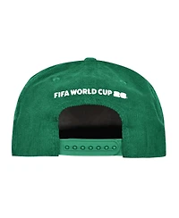 Outerstuff Men's Green Mexico National Team Fifa World Cup 2026 Corduroy Snapback Hat