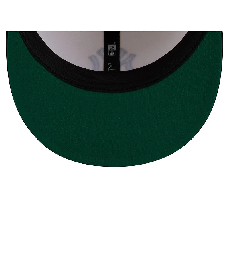 New Era Men's Cream/Navy New York Yankees Localized 9FIFTY Snapback Hat