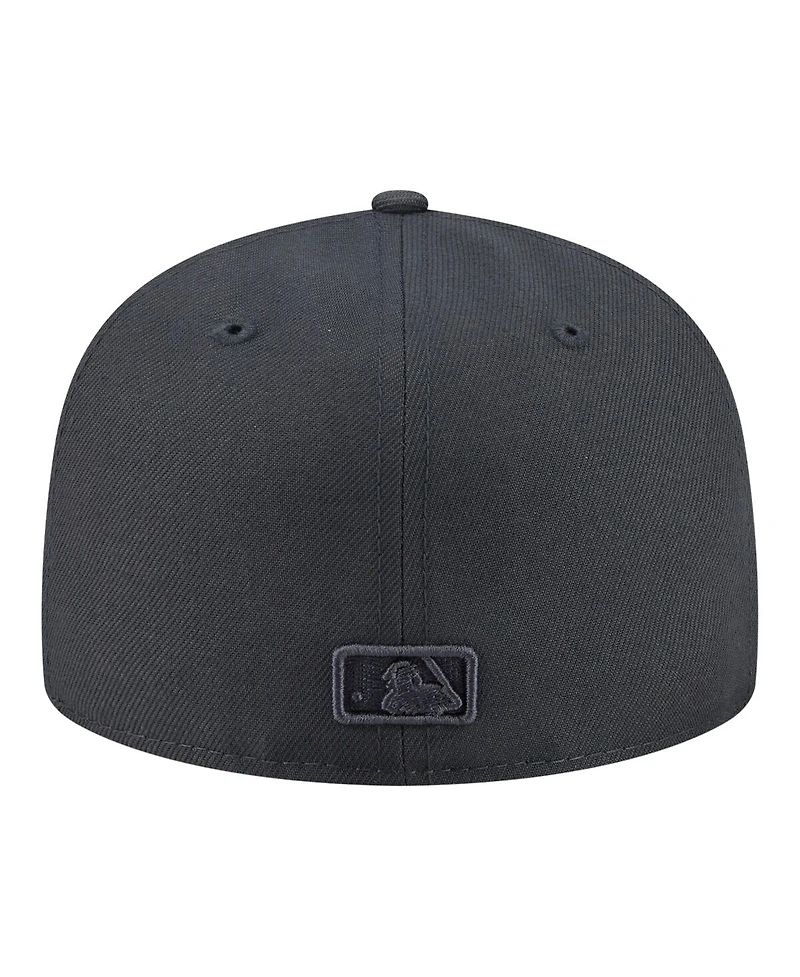 New Era Men's Charcoal Los Angeles Dodgers Color Pack 59FIFTY Fitted Hat