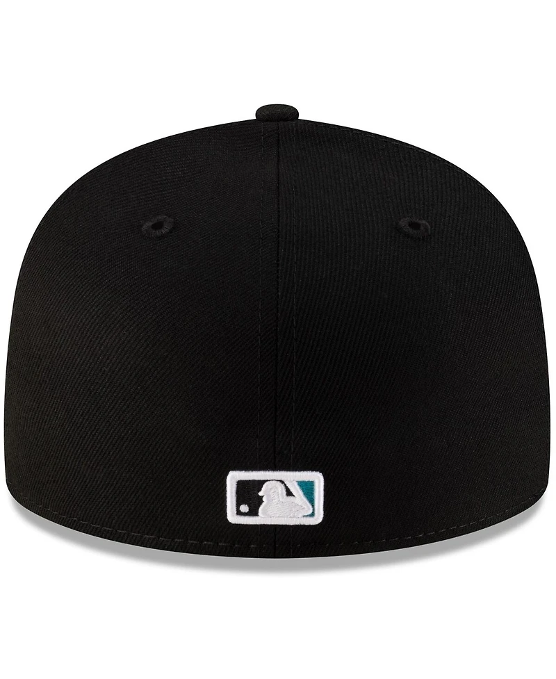New Era Men's Black Florida Marlins On-Field Authentic Collection 59FIFTY Fitted Hat