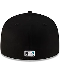 New Era Men's Black Florida Marlins On-Field Authentic Collection 59FIFTY Fitted Hat