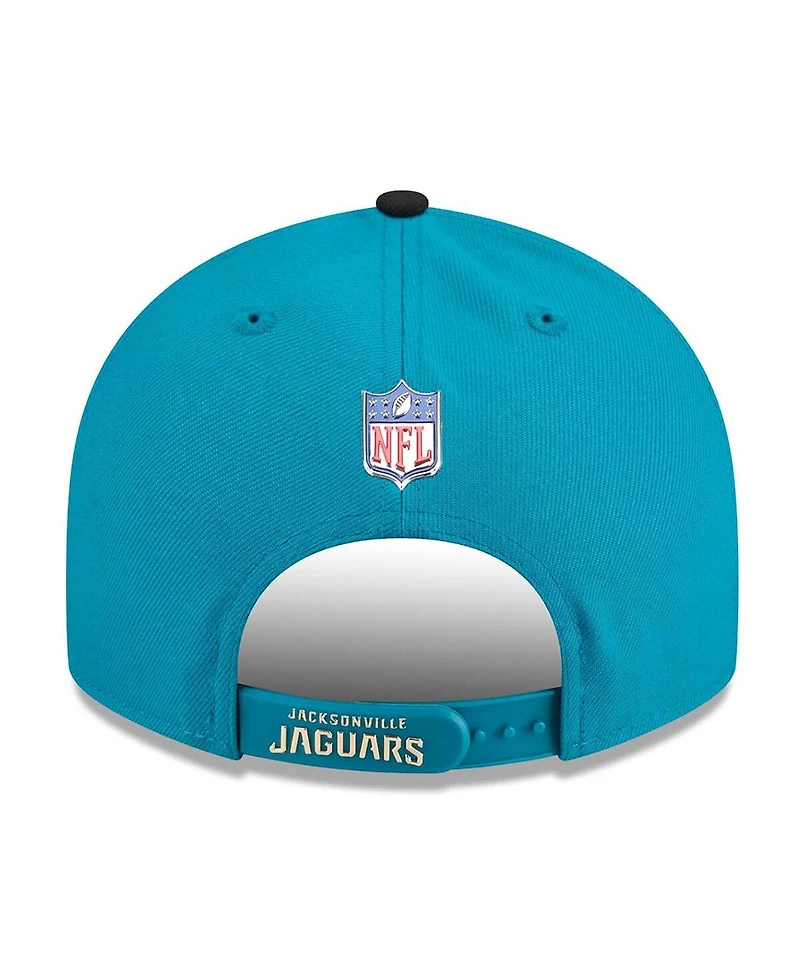 New Era Men's Teal/Black Jacksonville Jaguars 2026 Nfl Draft On Stage Pre-Curved 9FIFTY Snapback Hat