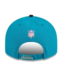 New Era Men's Teal/Black Jacksonville Jaguars 2026 Nfl Draft On Stage Pre-Curved 9FIFTY Snapback Hat