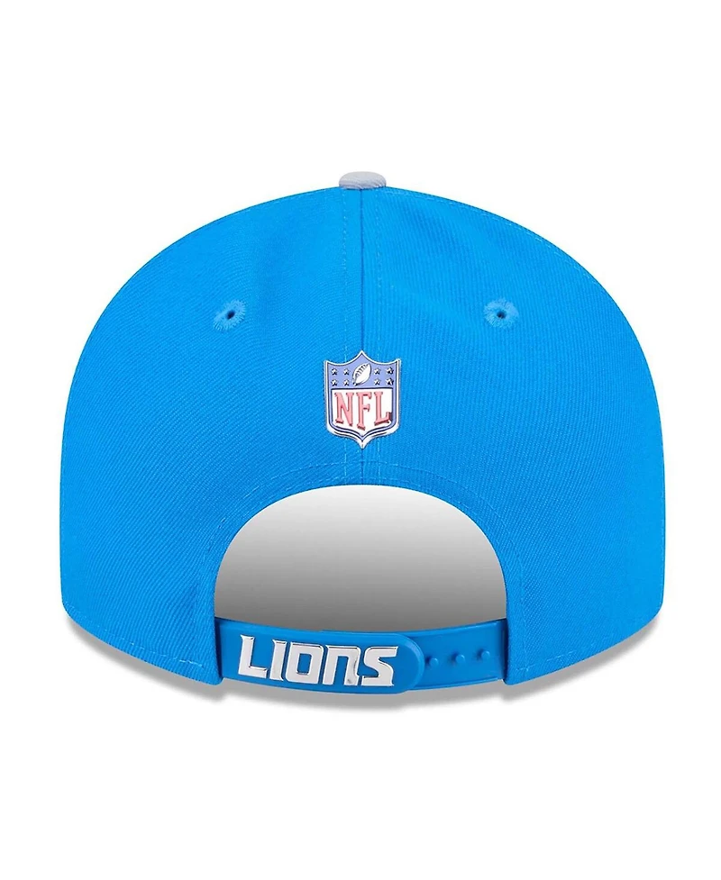 New Era Men's Blue/Silver Detroit Lions 2026 Nfl Draft On Stage Pre-Curved 9FIFTY Snapback Hat
