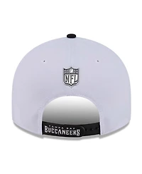New Era Men's White/Black Tampa Bay Buccaneers 2026 Nfl Draft Pre-Curved 9FIFTY Snapback Hat