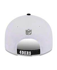 New Era Men's White/Black San Francisco 49ers 2026 Nfl Draft Pre-Curved 9FIFTY Snapback Hat