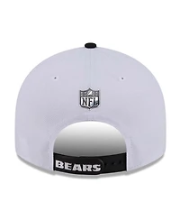 New Era Men's White/Black Chicago Bears 2026 Nfl Draft Pre-Curved 9FIFTY Snapback Hat