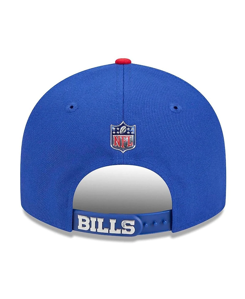 New Era Men's Royal/Red Buffalo Bills 2026 Nfl Draft On Stage Pre-Curved 9FIFTY Snapback Hat