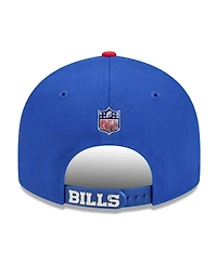 New Era Men's Royal/Red Buffalo Bills 2026 Nfl Draft On Stage Pre-Curved 9FIFTY Snapback Hat