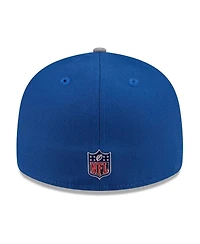 New Era Men's Royal/Gray Indianapolis Colts 2026 Nfl Draft Pre-Curved 59FIFTY Fitted Hat