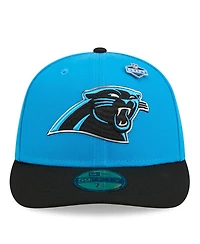 New Era Men's Blue/Black Carolina Panthers 2026 Nfl Draft Pre-Curved 59FIFTY Fitted Hat