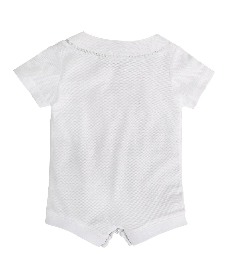 Nike Baby Boys and Girls White Los Angeles Dodgers Home Replica Romper Jersey