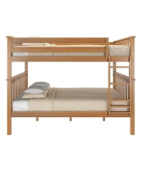 Max and Lily Classic Queen over bunk bed