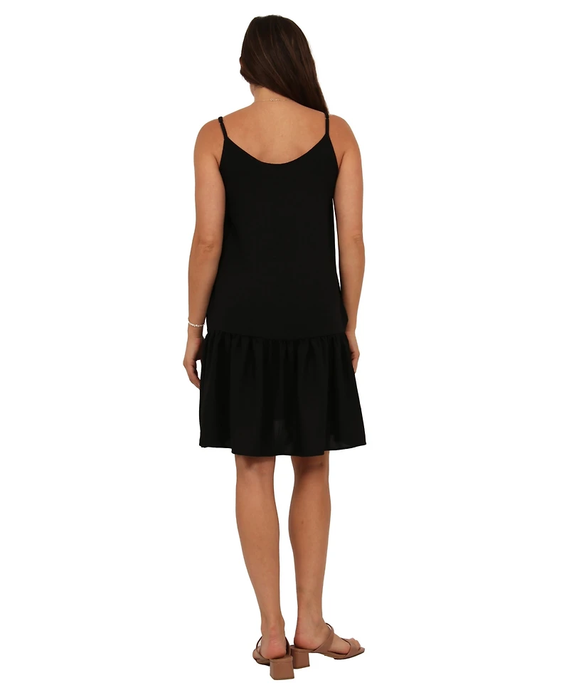 24seven Comfort Apparel Women's Scoop Neck Dress