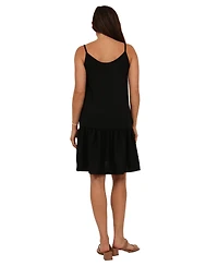 24seven Comfort Apparel Women's Scoop Neck Dress