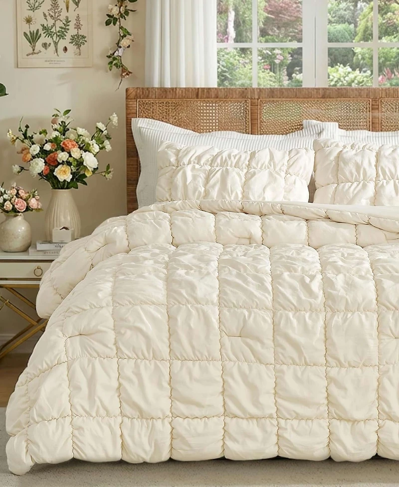Unikome Modern Style Pintuck All Season Comforter
