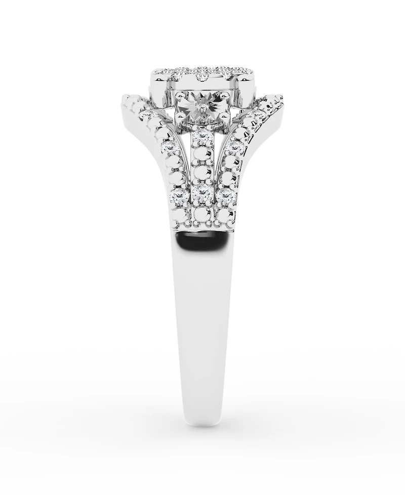 Diamond Ring (1/4 ct. t.w.) in Sterling Silver