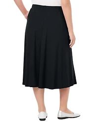 Woman Within Women's 7-Day Knit A-Line Skirt