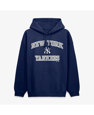 Logo Athletic Men's Navy New York Yankees Heart Soul Hoodie