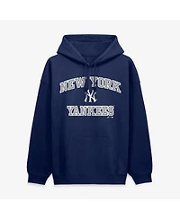 Logo Athletic Men's Navy New York Yankees Heart Soul Hoodie