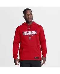 Nike Men's Red Cleveland Guardians Authentic Collection Therma-fit Hoodie