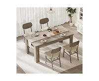 gaomon 4-6 Person 63" Farmhouse Rectangular Dining Table