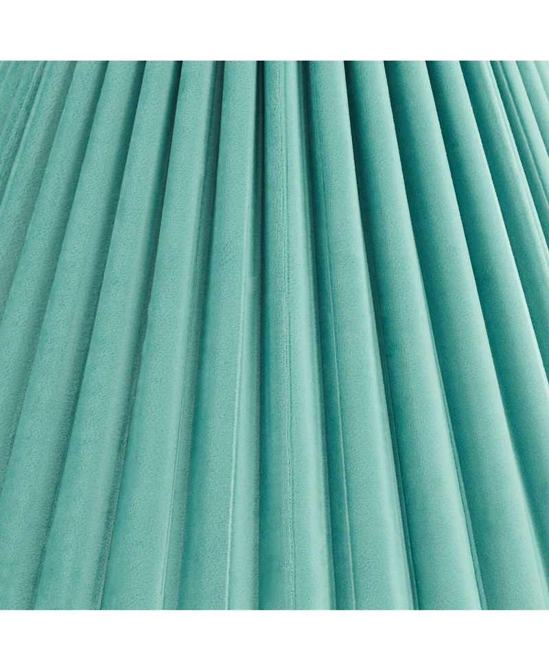 Springcrest Arc Pleated Spider Lamp Shade Replacement, 7" x 15" x 10" Slant