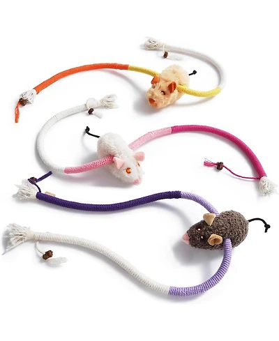 Nocciola 3 Pack Cat Chew Ropes with Cat Herb Filling Rats, Strong Braided Ropes and Gall Fruits, Natural Stimulation for Cats