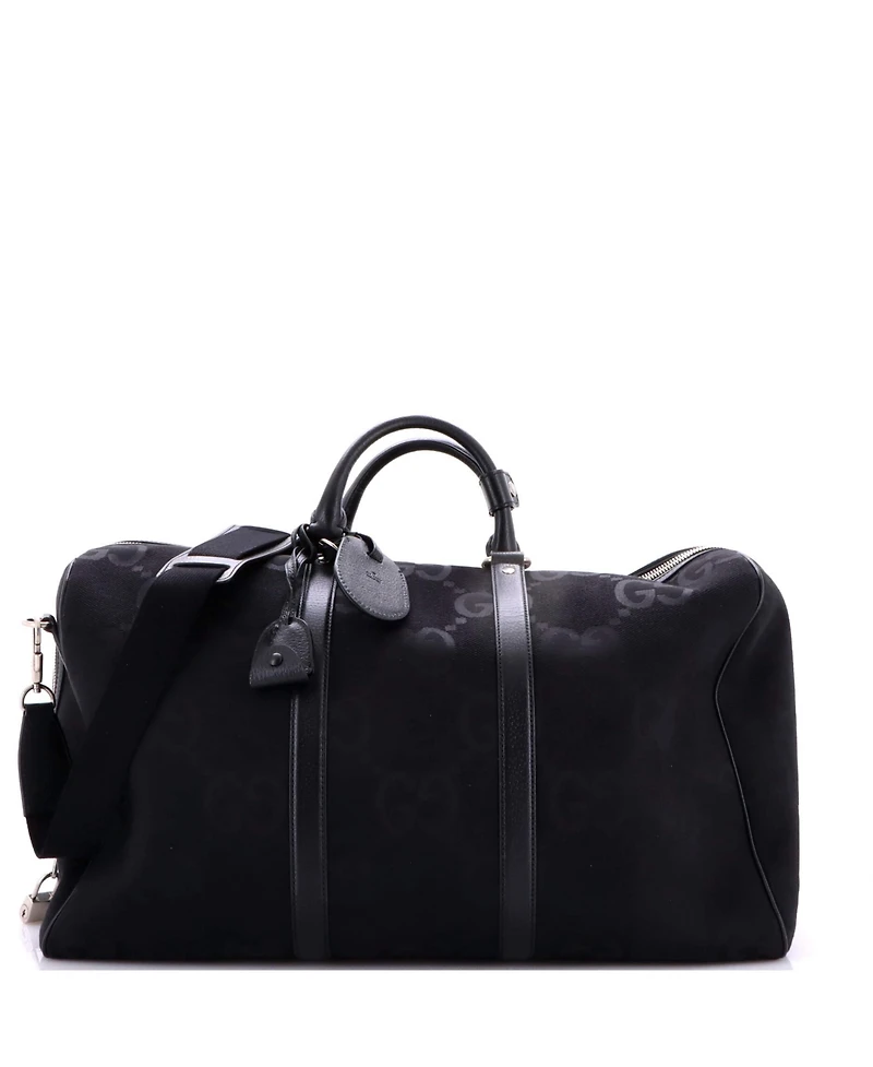Pre-Owned Gucci Large Convertible Duffle Bag Jumbo Gg Canvas