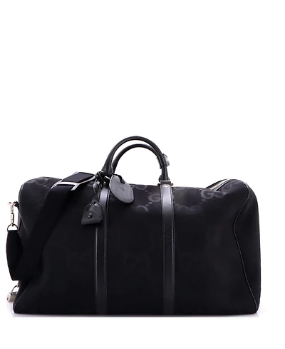 Pre-Owned Gucci Large Convertible Duffle Bag Jumbo Gg Canvas