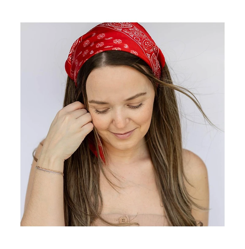 Headbands of Hope Women's Satin Paisley Headscarf