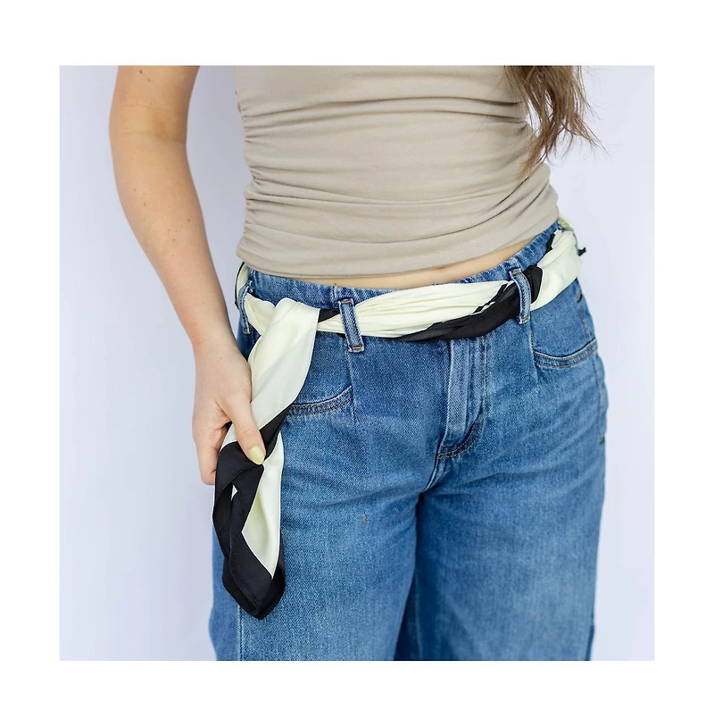 Headbands of Hope Women's Satin Abstract Line Headscarf